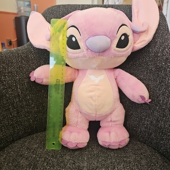2023 Disney Baby Lilo & Stitch Angel Soft Stuffed Animal Plush Toy Pink Purple - Picture 2 of 6